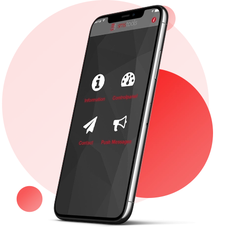 Verstuur berichten vanaf uw smartphone met onze handige Google Play & Apple IOS app