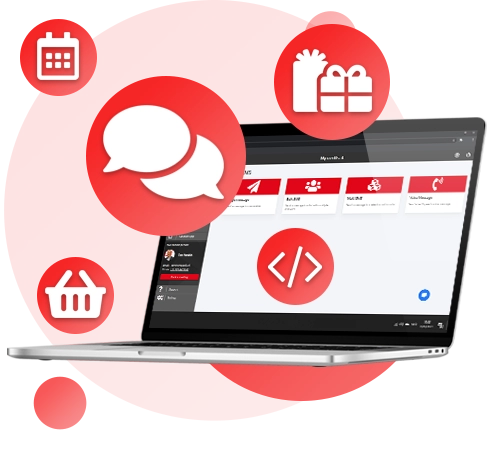 Alle messaging­opties in één platform
